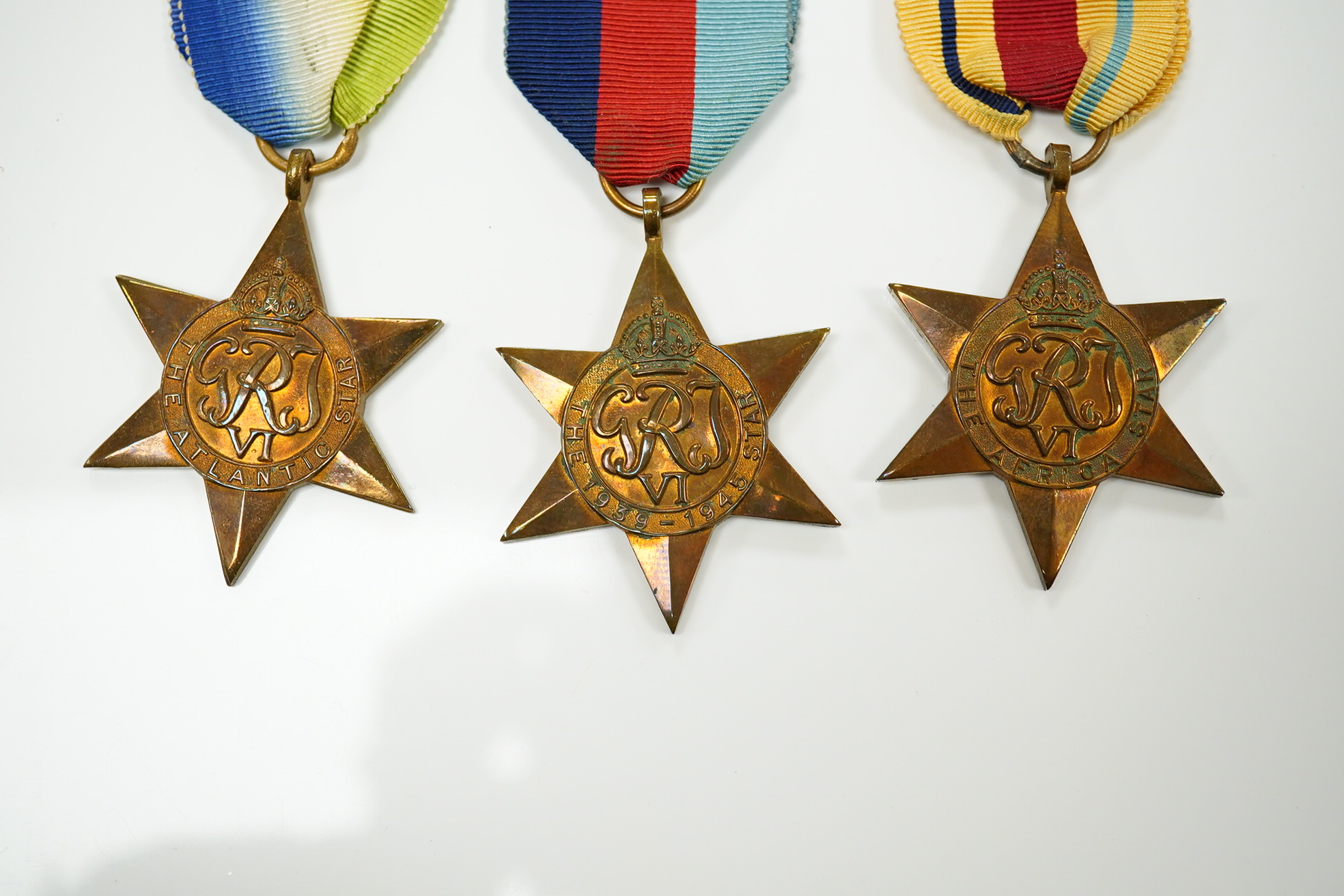 A WW2 Naval General Service Medal group of 6 with Palestine 1936-39 clasp to SSX.15520 H.Simons. A.B. R.N.